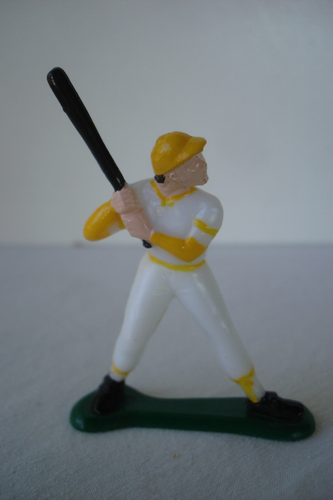 Tre figurine cake topper giocatore di baseball Wilton 1981 vintage - Foto 7 di 21