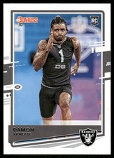 2020 Panini Donruss #256 Damon Arnette Rookie RC Raiders football card. rookie card picture
