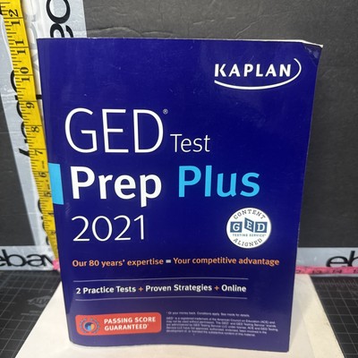 GED Test Prep Plus 2021 : 2 Practice Tests + Proven Strategies + Online Preowned
