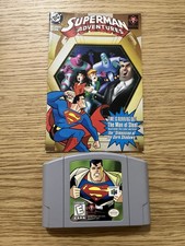 Nintendo 64 Superman Game Cartridge with Manual