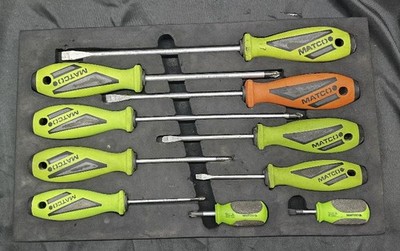 Matco SSPCG10C 10 Piece Top Torque II Screwdriver Set Green (CLN074032)