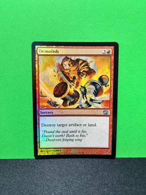 FOIL Demolish / Demolieren - MTG Magic