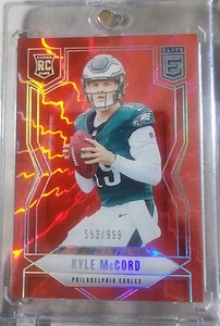 2025 Panini Donruss Elite Rookies Kyle McCord #171 Aspirations Shimmer /999 (RC)