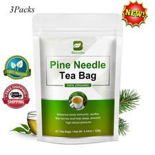 126 Natural Wild Pine Needle Tea Bags,Medicinal Herbal Strengthen Immunity