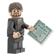 New - Hans Gruber - Die Hard -  Custom Printed Minifig - Nakatomi Christmas