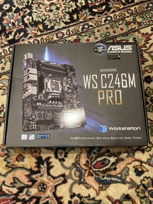 Asus MB WS C246M PRO Micro-ATX Motherboard Chipset (90SW00E0-M0EAY0)