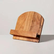 New Hearth & Hand Magnolia Wooden Cookbook iPad Stand Kitchen Book Holder