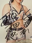 2019 JUST TAP OUT Tomoka Inaba Autographed Portrait #1 STARDOM NJPW WWE AEW TJPW — photo 2
