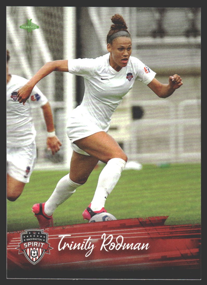 Trinity Rodman #108 2021 Parkside NWSL Premier Edition Washington Spirit RC