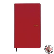 NEW Daigo 2026 Planner Appointment Monthly Block Sunday Start Red E1640 December