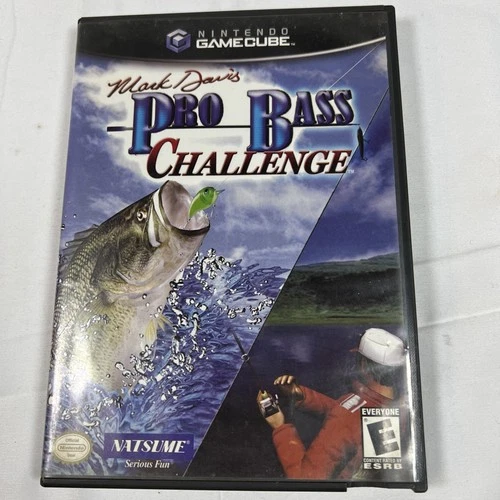Mark Davis Pro Bass Challenge Nintendo Gamecube Game & Manual Free Shipping