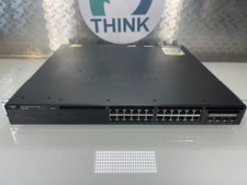 CISCO WS-C3650-24PS-L 24-Port Gigabit PoE Switch