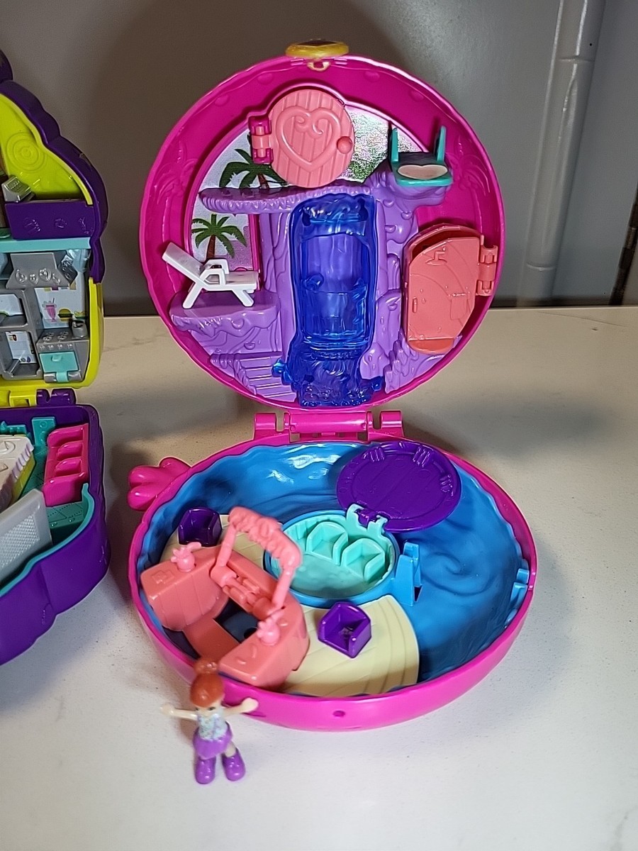 Amazon Tiny Polly Pocket Dolls Polly Pocket Pocket World Cactus Cowgirl  Ranch Compact Playset,