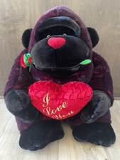 Large 20  Dan Dee I Love You Heart Gorilla Valentines Day Plush Stuffed Animal