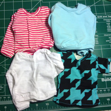 Handmade sweatshirts lot for 1/4 MSD bjd doll