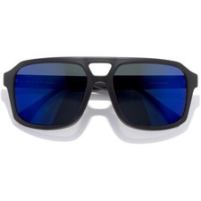 Sunski Paladino Sunglasses, Black Frame, Indigo Lens