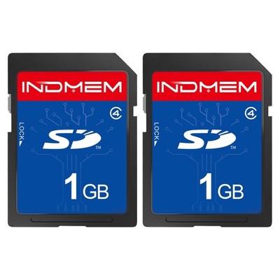 SD Karte 1GB Klasse 4 MLC Secure Digital Flash Speicher Kamera 2 Packungen 
