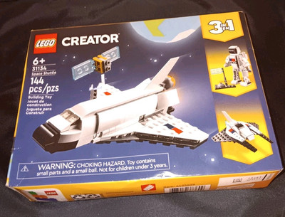 LEGO Creator: 3-in-1 Space Shuttle/Spaceship/Astronaut, New/Sealed Box 