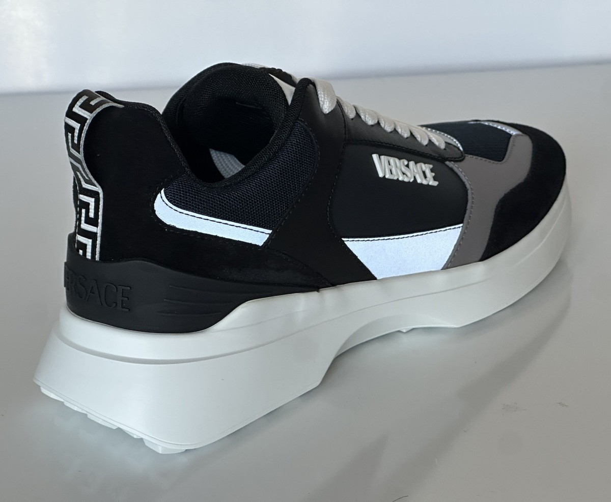 Versace Medusa Men’s Dark Blue/Gray Sneakers 13 US (46 Euro) 1011942 IT NIB $850 Versace Medusa Men main image 2