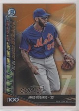 2017 Bowman Chrome Scouts Top 100 Orange Refractor 22/25 Amed Rosario 11pj