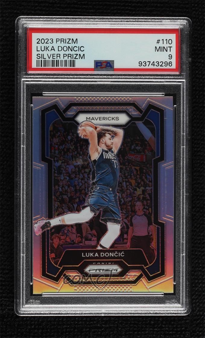 2023-24 Panini Prizm Silver Prizm Luka Doncic #110 PSA 9 MINT 1n1n