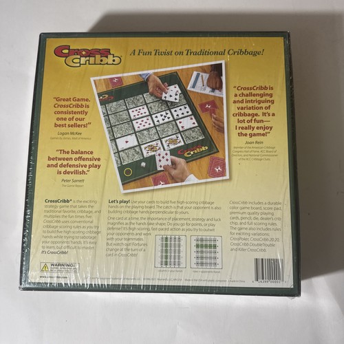 BRAND NEW Cross Cribb The Game Of Strategy Luck & Double-Cross SEALED - Picture 4 of 4