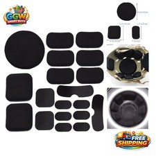 Motorcycle Helmet Comfort Upgrade: EVA Foam Padding Set with Adhesive Circles