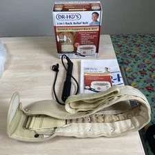 DR-HO'S 2-in-1 Back Relief Belt Lower Back Pain Relief Size A 25-41 Inch Waist