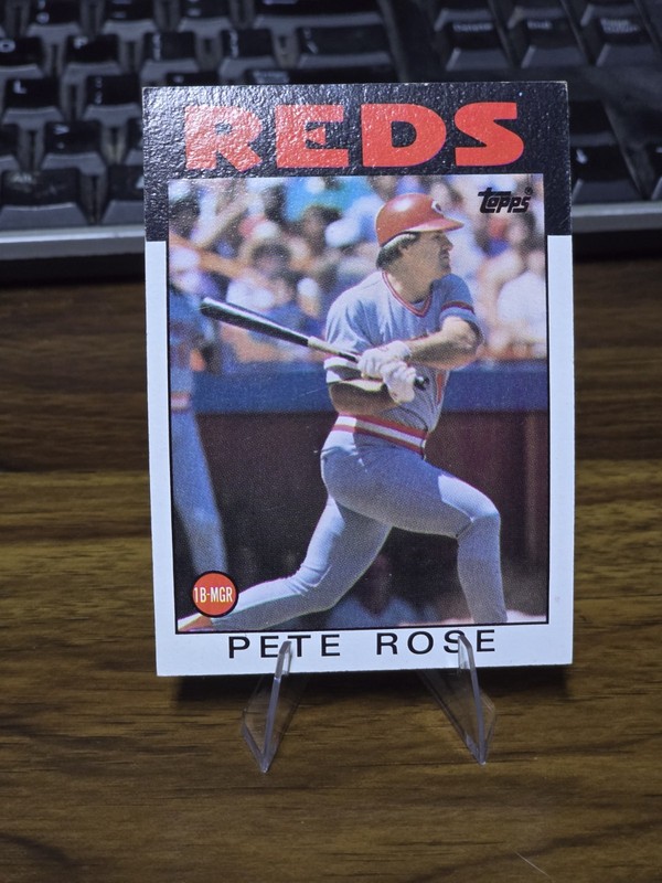 1986 Topps - Pete Rose #1