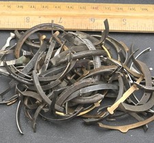 UV7: 180g VINTAGE POCKET WATCH HUNTER CASE PARTS LIFT LATCH SPRINGS MOST 16s 18s