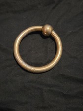 Tiffany Co. Sterling Silver Baby Rattle / Teething Ring, engraved Victoria,