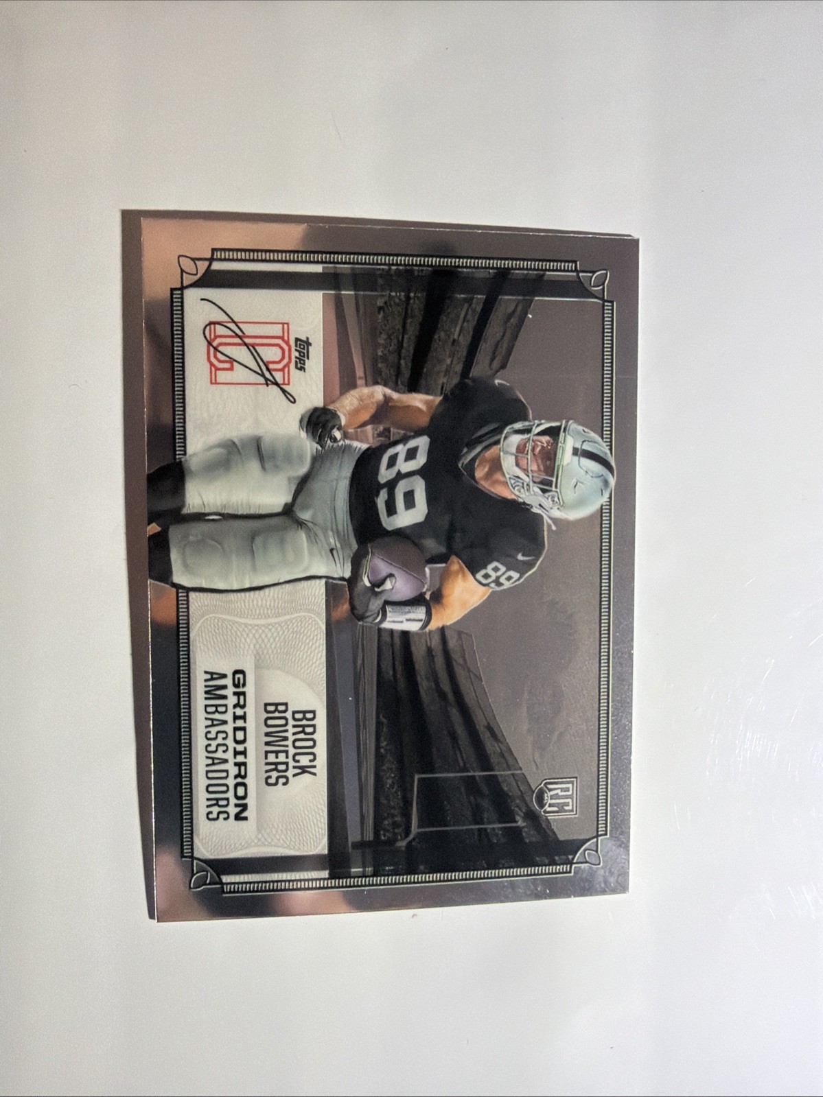 2024 Topps Signature Class - Gridiron Ambassadors Brock Bowers #GA-11 (RC)