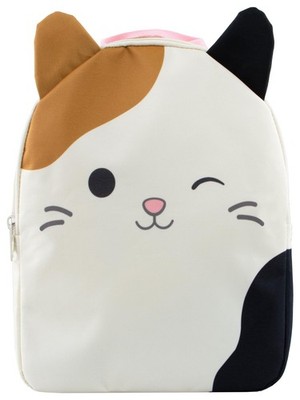 Squishmallows Mädchen Rucksack, Cam The Cat Kinderrucksack, Einheitsgröße, off-white