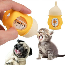 20ml Silicone Pet Nursing Bottle Kitten Puppy Feeding Anti-Choking Valve
