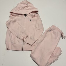 Polo Ralph Lauren 4T Toddlers Pink Zip Up and Pants Set