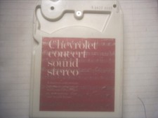 72 1972 Chevy 8-track Demo Tape Original Gm