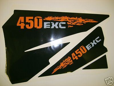 KTM 125>525 EXC 2004 - 2007 AIRBOX DECALS, STICKERS,GRAPHICS - Bild 1 von 1