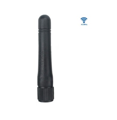 2dBi antenna  433MHz 5cm cylindrical shape SMA-J Black 50Ω e.g. IoT Network
