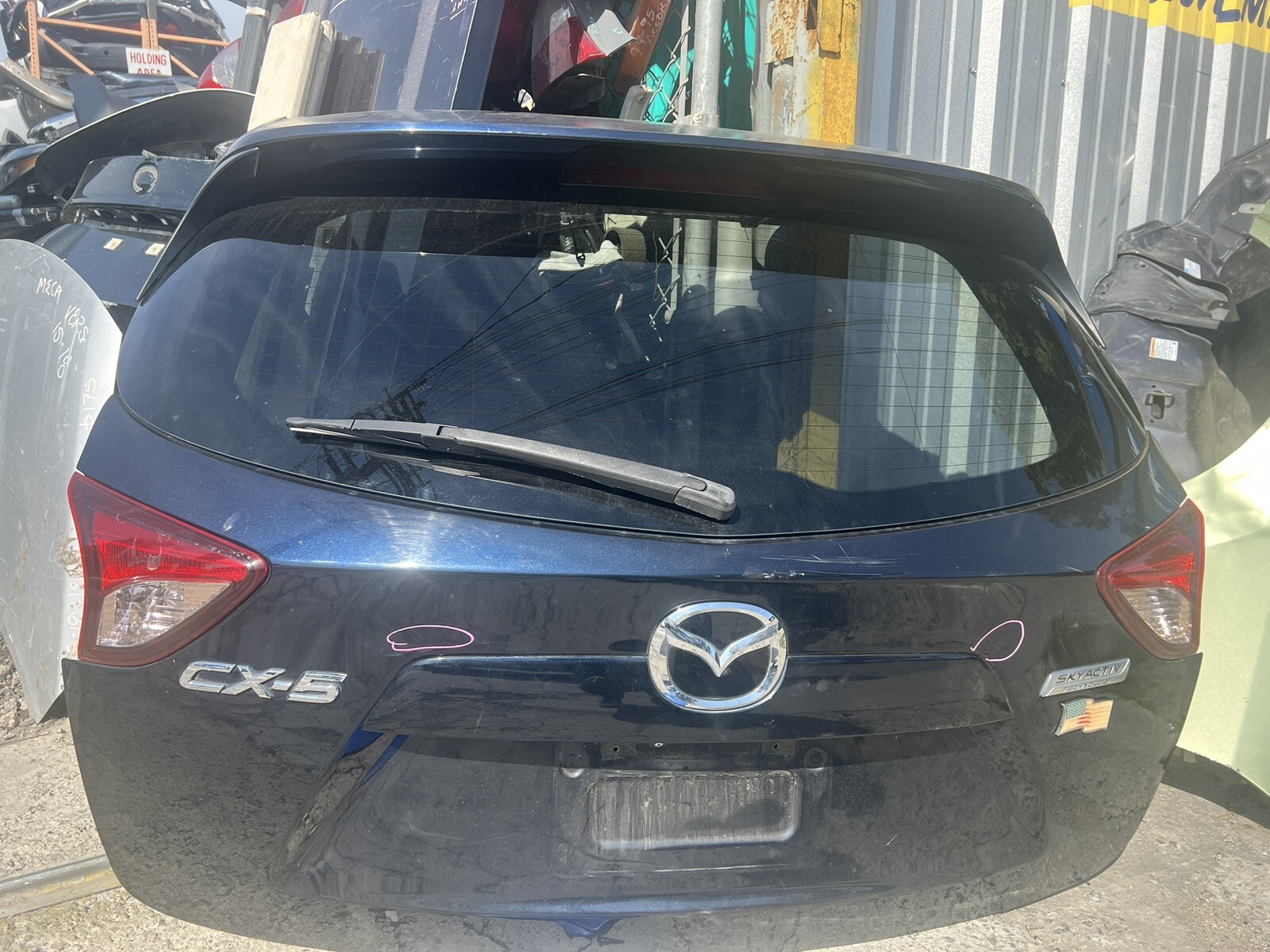 2013 14 15 16 MAZDA CX5 rear tail deck lid w/o passive entry;w/rear