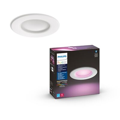 Philips Hue White & Color Ambiance LED Smart Retrofit 5/6'' Recessed Downlight