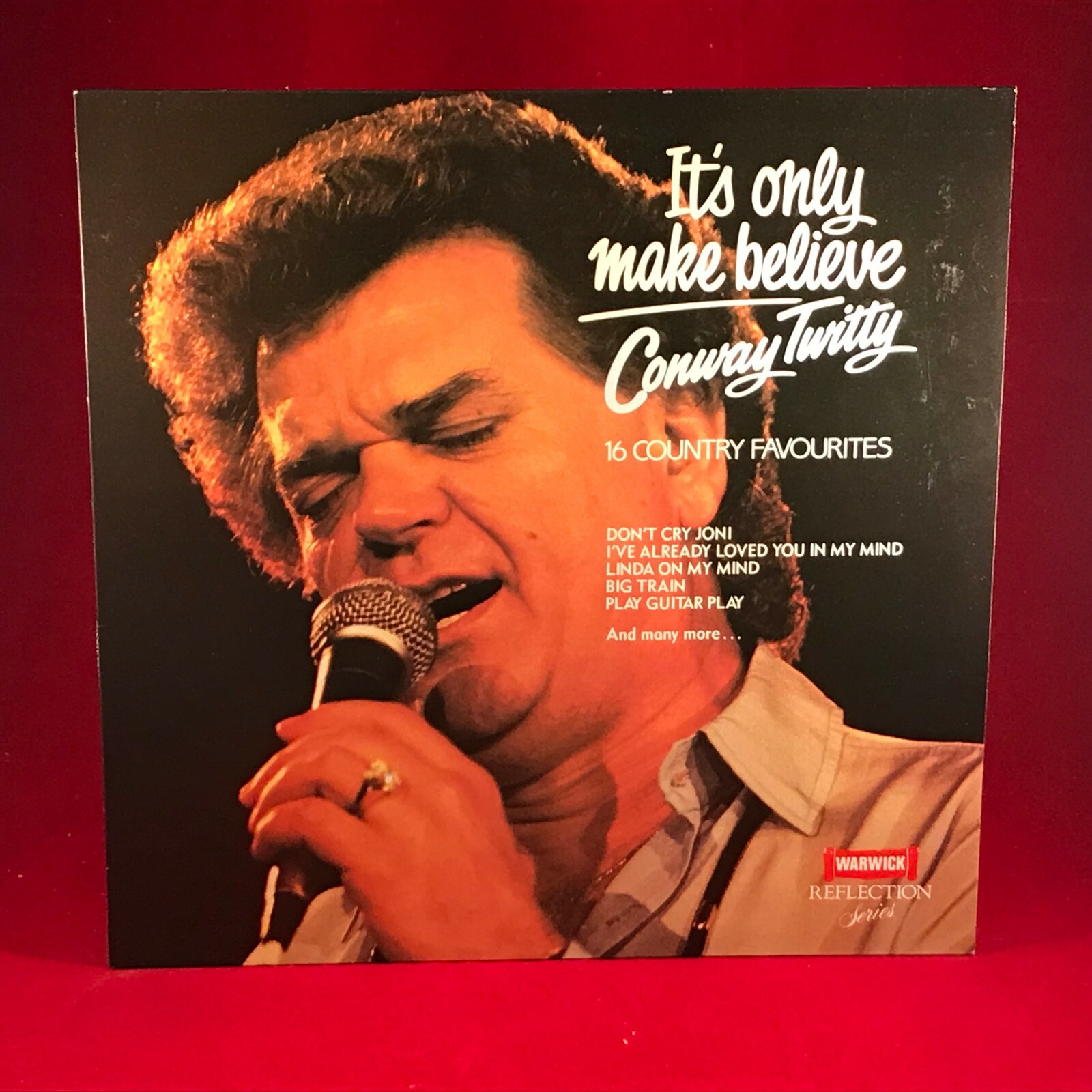 CONWAY TWITTY It's Only Make Believe 1981 UK vinyl LP EXCELLENT CONDIT best of