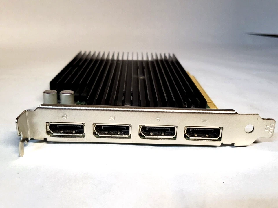 NVIDIA Quadro NVS450 Graphics Card 512MB GDDR3 128bit 4x DisplayPort adapter. - Image 3 of 4
