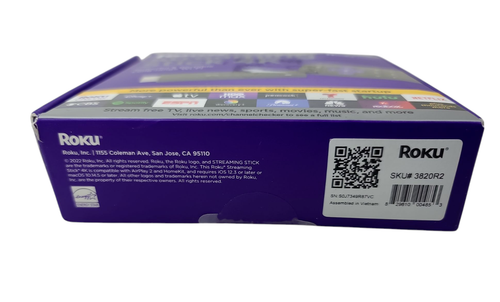 Roku 4K Streaming Device 4K/HDR/Dolby Vision w/Voice Remote & TV Controls - Picture 3 of 5