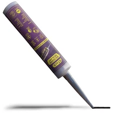 ATack Black Silicone Sealant Caulk 10.1 oz 100% Silicone Black Caulking Water...