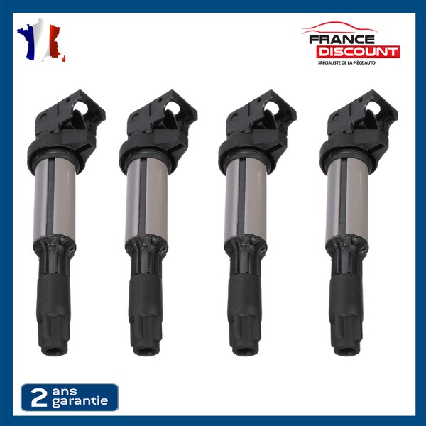 4X ZüNdspule Noir Vorne FüR 2008 207 3008 308 5008 508 1.6 16V THP VTI 597064-image