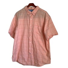 IZOD Saltwater Mens Shirt Short Sleeve Button...