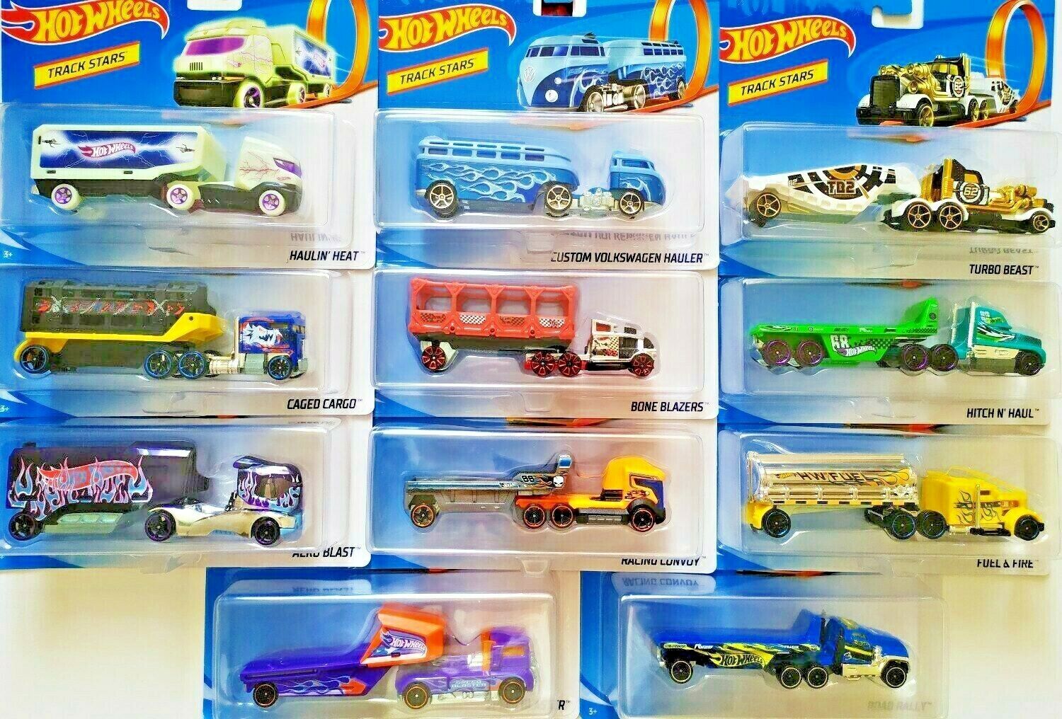 NEW HOT WHEELS CARS!! Hotwheels Track Stars Toy Collection in Toys