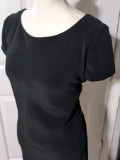 Little Black Dress by Jones New York womens size 8  V Drop In Back