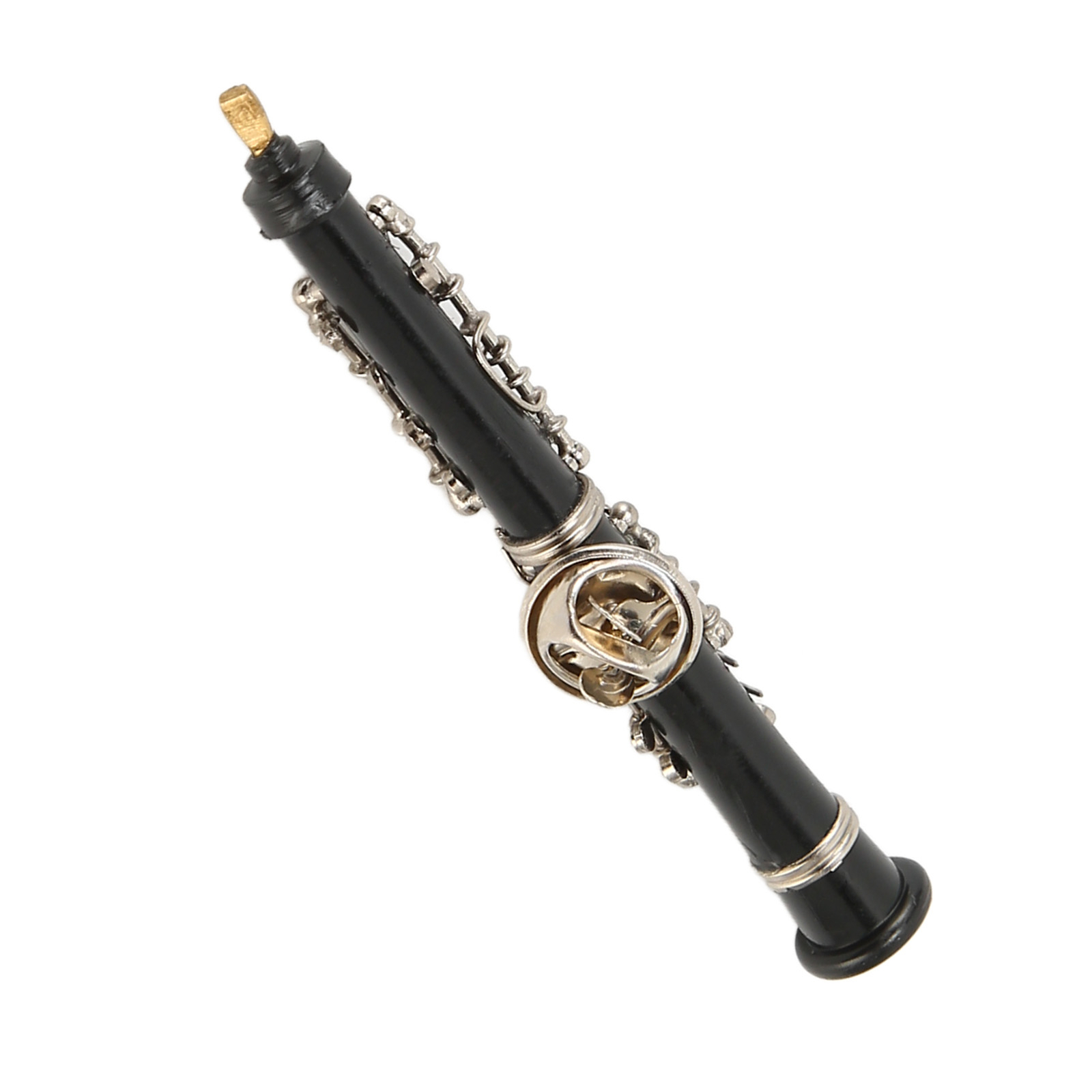 Miniature Oboe Brooch Musical Instrument Fashion Lapel Brooch With Case