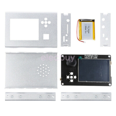 New 3.2'' LCD Portapack H2 0.5PPM TCXO Battery Case Speaker For HackRF One SDR